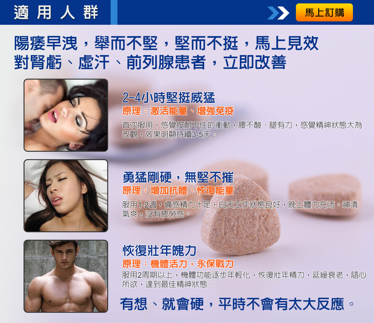 日本壯陽藥推薦 MAN POWER 藥效持續72小時